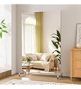 Amazon.co.jp: BRIVUE 割れない鏡 全身 姿見 キャスター付き 全身鏡